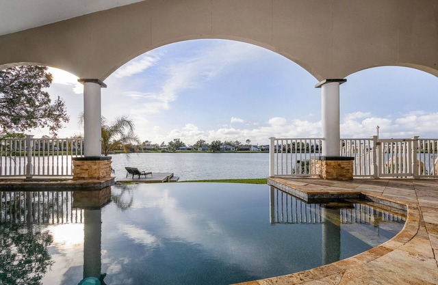 Infinity Pool LARGE Home on Lake — ALL NEW — spring and summer 2025 open