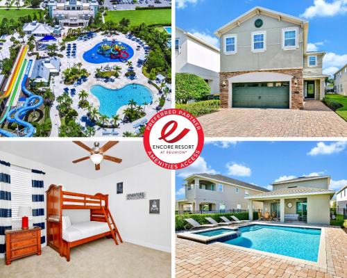Inviting Home Near Disney With Private Pool And Waterpark & Resort Access At Encore Resorts Reunion - 7578Mr