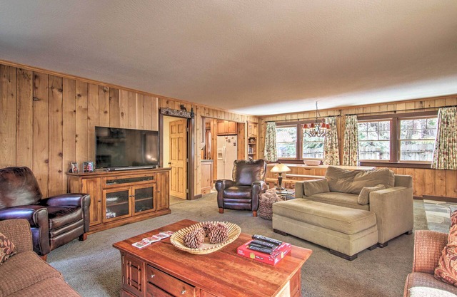 Inviting Lake Tahoe Escape w/ Yard & Fireplace!