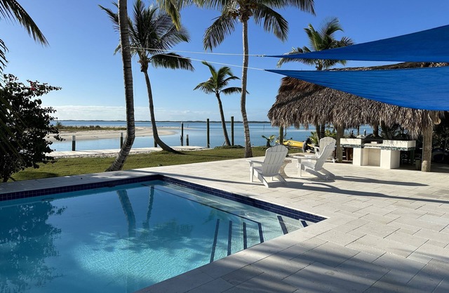 Island Home with Beautiful View, Private Pool and 60 ft Dock/ Generator