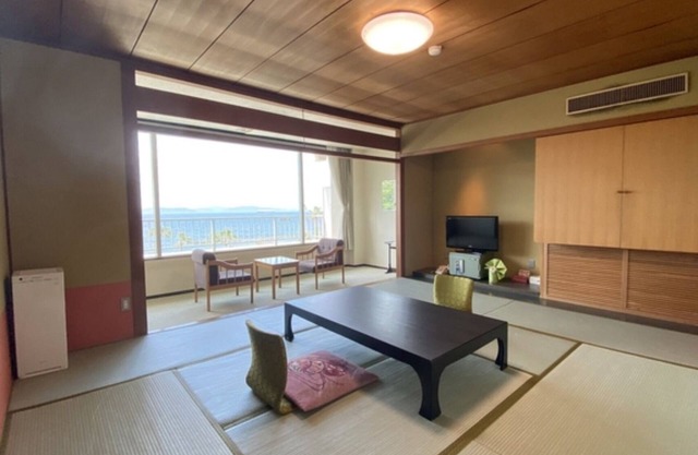 Japanesestyle room Ocean view Maximum 2 people | 1 night plan with breakfast / Gamagori Aichi
