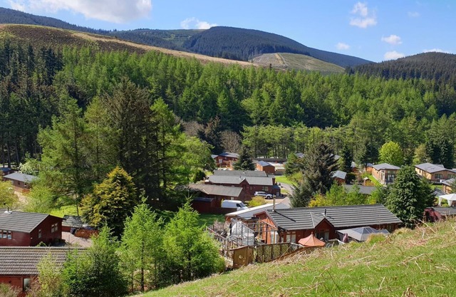 Jasper Lodge at Glendevon Country Park, nr Gleneagles, Perthshire.