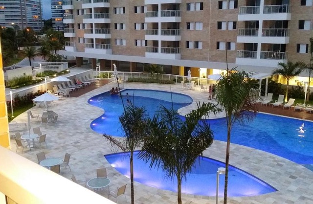 Jd. S. Lourenço - Riviera - Novo, 3 dorm, AC, 300m do mar, serviço de praia