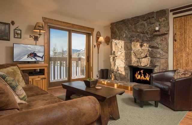 Studio de Sleeping E Indian 7: 0. 5 BR / 1 BA condominiums à Teton Village, pour 4 personnes