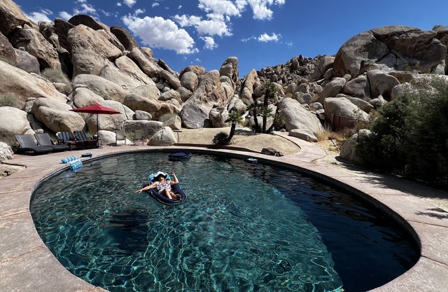 Style romantique européen Villa sur limitrophes de Joshua Tree Park