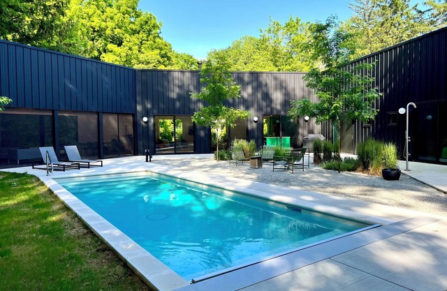Juniper Presents: Modern Harbor Country Stunner w/ Pool, Hot Tub + EV Chrgr
