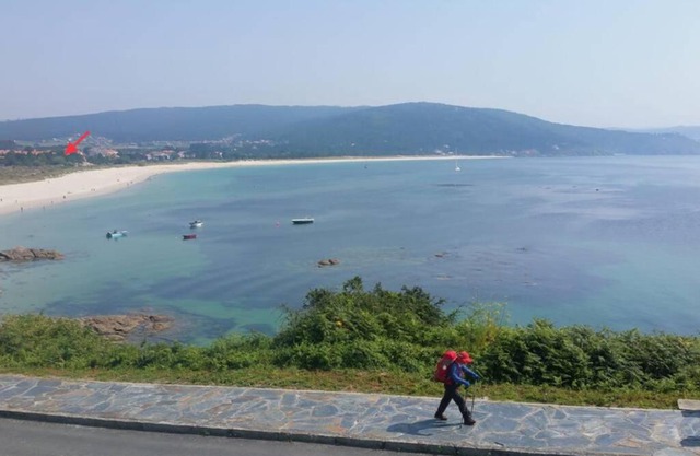 Junto Camino De Santiago,1ª línea de playa