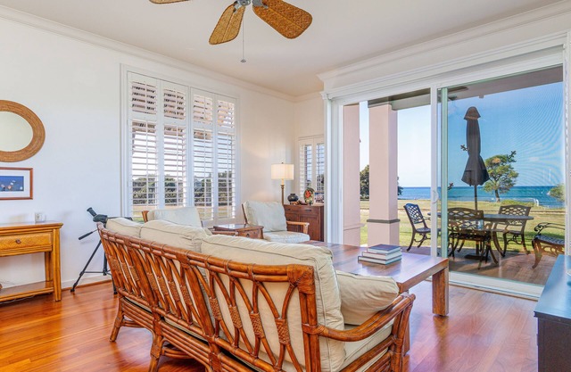 Kai Lani 24B: 3BR Ocean View Condo, Near Golf & Lagoons with Beach Access