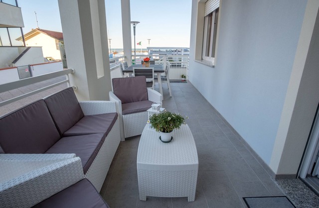 Appartement Kalì directement sur la plage de San Mauro Mare
