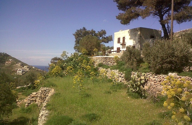 Kalymnos: Maison de charme sur une île authentique, vue panoramique mer