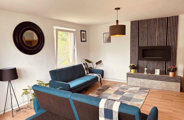 "Karlsson" vacation apartment - modern and central in Gerolstein with a large garden