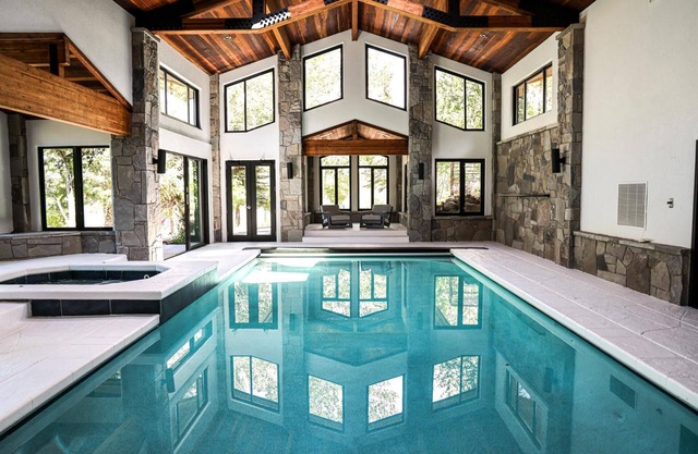 KBM Resorts | Private Home | 6-Bedroom Estate, Indoor Pool, Theater, Pool Table! PAS-2680