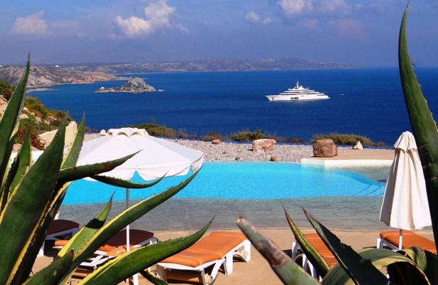 Kefalosbay Residence appart. étage & piscine & panorama sur la baie de Kefalos