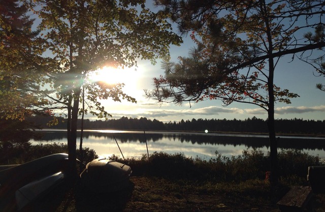 Keweenaw Penninsula, lac Little Rice près du lac Supérieur, Gay, Copper Harbour