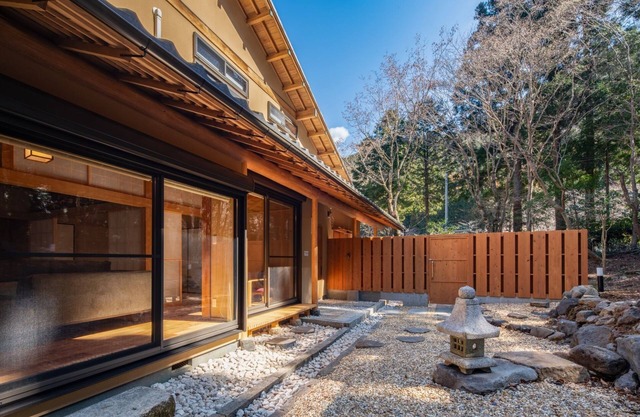 Kikuchistyle Japanesestyle villa natural hot sp / Ashigarashimogun Kanagawa