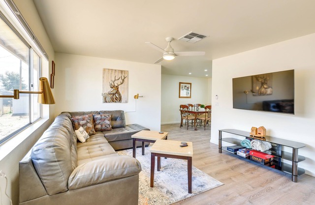 Kingman Vacation Rental w/ Yard + Fire Pit
