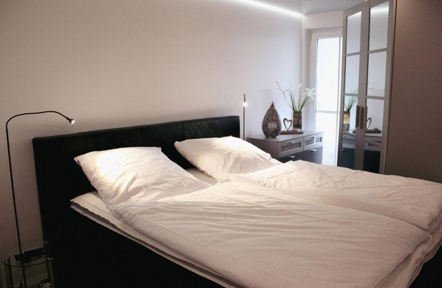 Kompakte, Moderne Ferienwohnung für Vier Gäste und Hund mit Meerblick in Grömitz