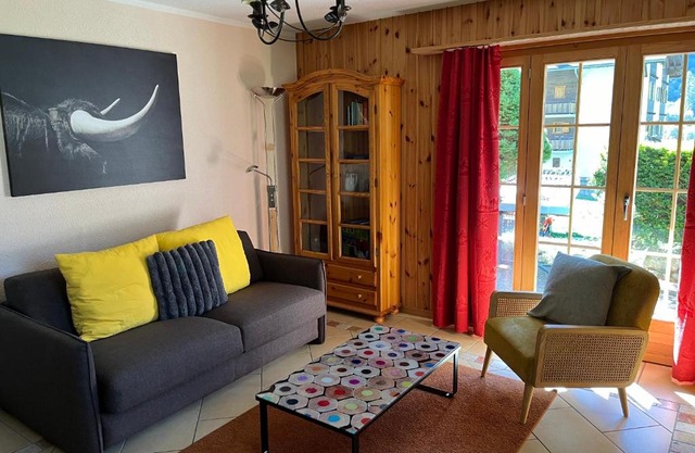 L'Hérensarde, bel appartement avec jardin-terrasse et garage