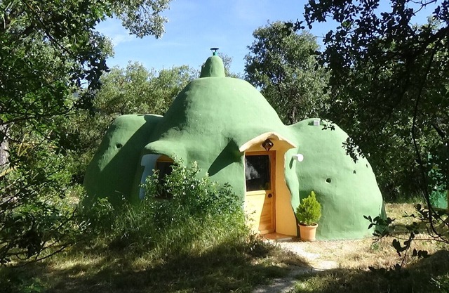 La Igloo en chêne bois avec piscine
