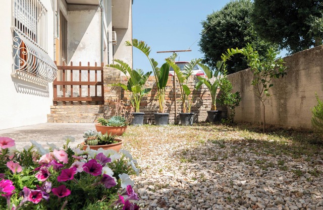 Townhouse with private garden.