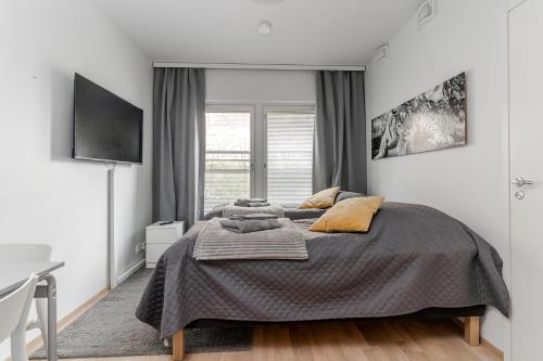 Laadukas kalustettu yksiö Logomolla 1-2hlö