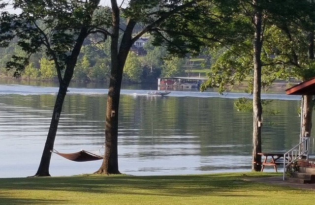 Lake "Beach" Cottage w/Boat Slip & Rentals, Dock & Hot Tub!