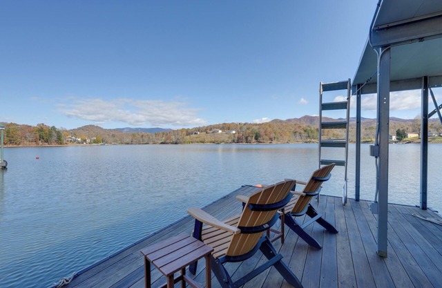 Lake Chatuge Apt w/ Boat Dock in Hayesville!