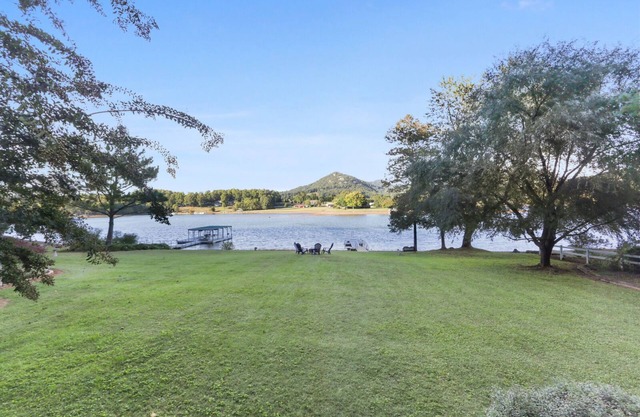 Lake front home