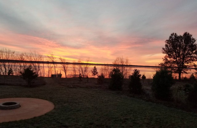 Lake Front Sunrise View only a few hundred yards from the sandy shores of Lake