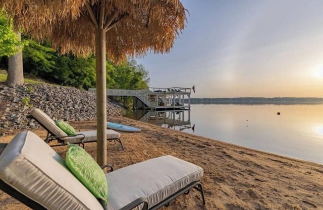 Lake Gaston's Million Dollar Baby!nEpic Dock w/Bar, TV, Private Beach, Sleeps 14