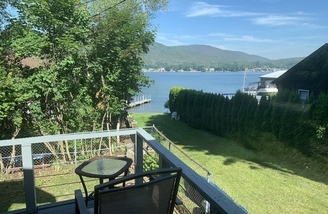Lake George Lakefront House, Private Beach, Great Location, w/nearby dock rental