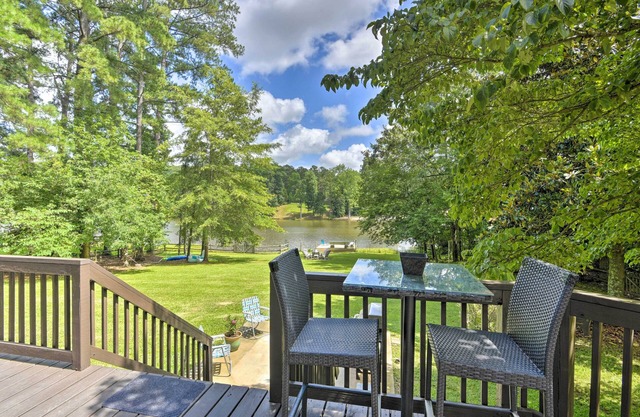 Lake & Golf Retreat w/ Dock & 2 Luxury Decks!