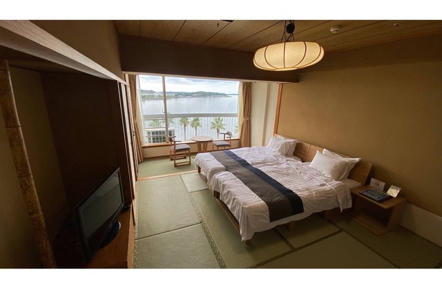 Lake Hamana view Guest room Japanese bed type / Hamamatsu Shizuoka