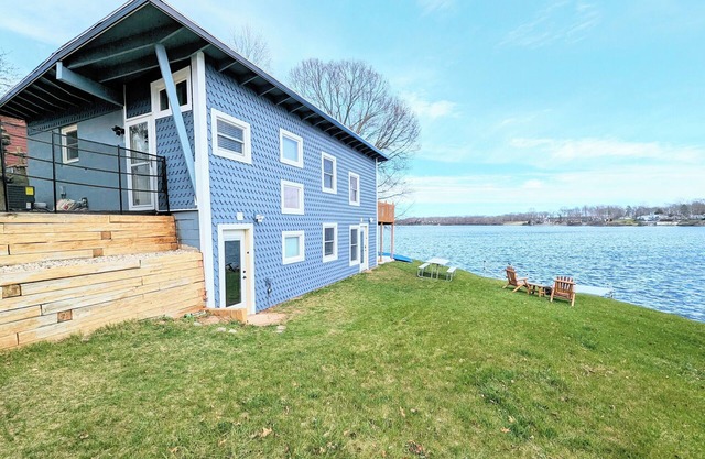 Lake house fishing river kayaking boating swimming ice fishing paddle board