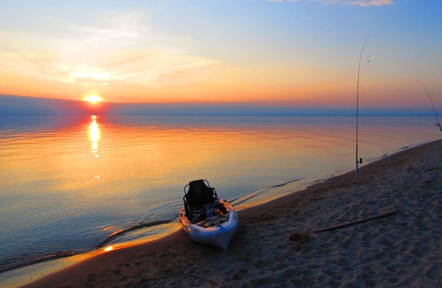 Imaginez des couchers de soleil romantiques sur le lac MI, de l’eau claire, du sable sucré sucré - tombez amoureux!