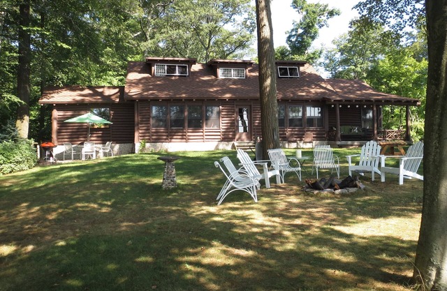 Lake Michigan 1945 Log Cabin Cottage Accueil