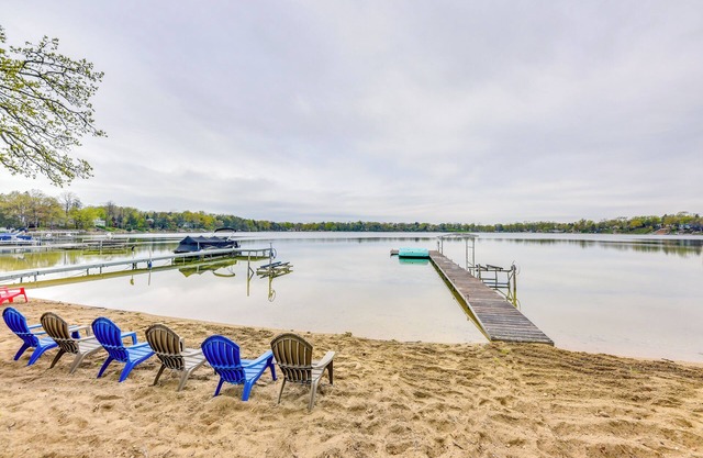 Lakefront Burlington Vacation Rental: Dock + Beach
