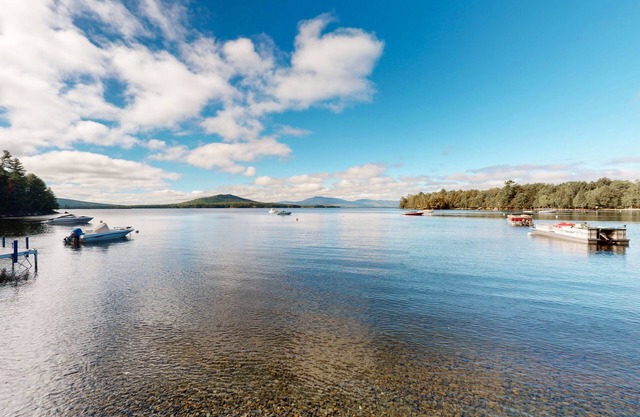 Lakefront Cabin on a Double Lot w/ 500' of Pebble Beach, Outdoor Fireplace, WiFi