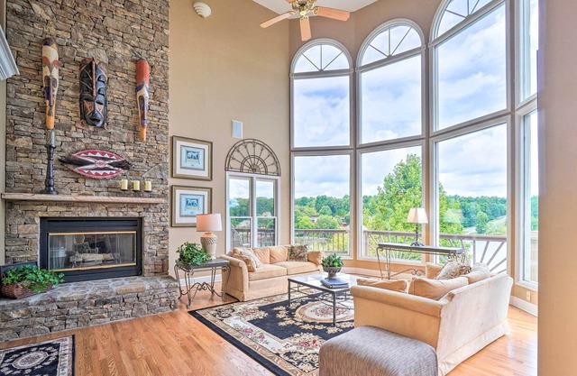 NEW! Lakefront Crossville Home w/ Private Hot Tub!