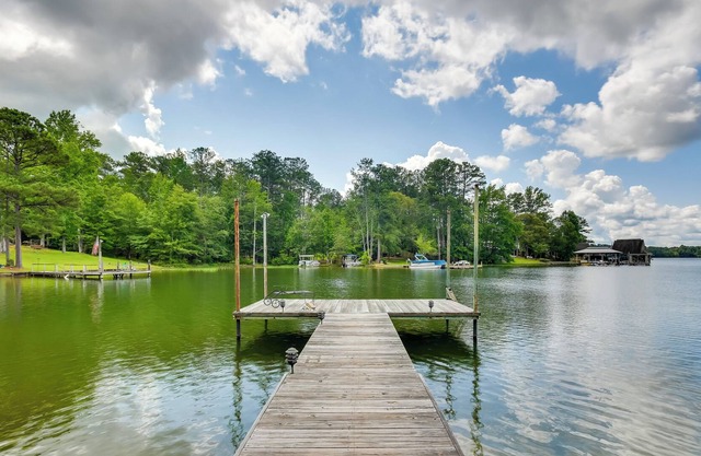 Lakefront Dadeville Retreat w/ Deck, Dock & Views!