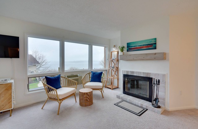 Lakefront Dewittville Condo with Private Deck!