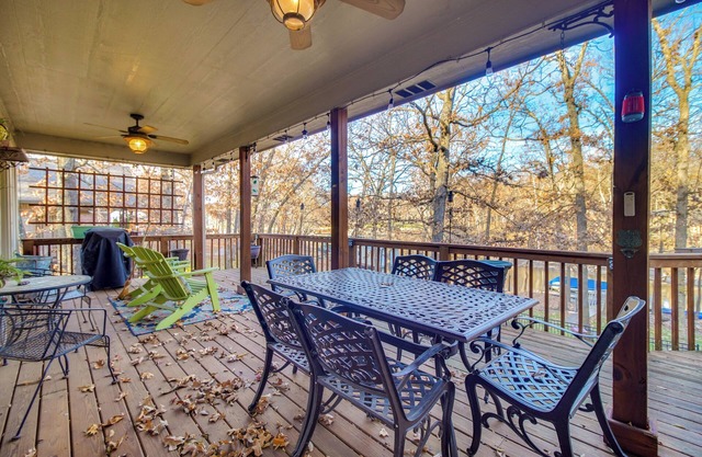 Lakefront Home w/ Furnished Deck in Grove!