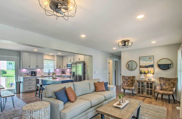 NEW! Lakefront Penhook Home w/ Private Dock & Slip