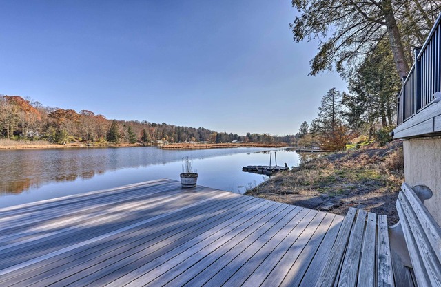 NEW! Updated Lakefront Home w/ Dock, Decks & Grill