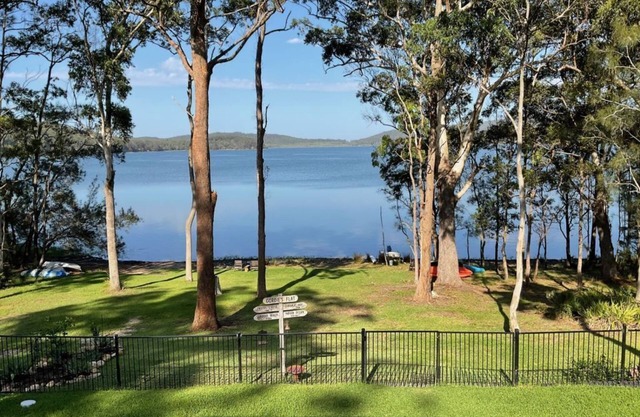 Waterfront property with expansive lake views