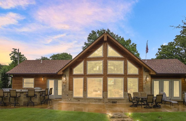 Lakefront property in a peaceful cove on Lake Eufaula. Just steps from the water