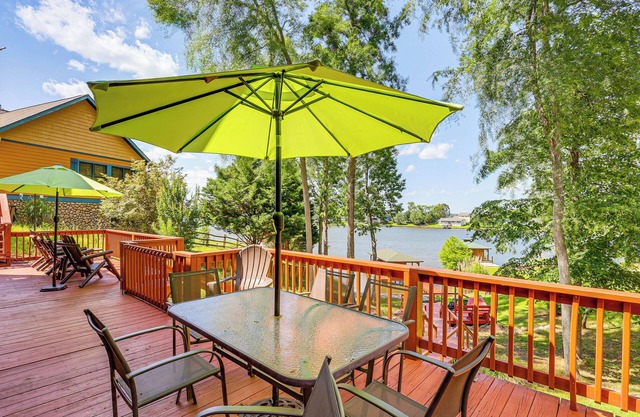 Lakefront Sparta Cottage w/ Decks & Boat Dock