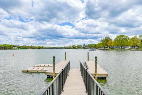 Lakefront Troutman Home with Private Dock and Slip!