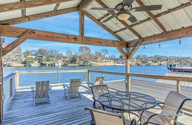 Lakeside home with Private Dock, Hill Country Views & Endless Water Fun