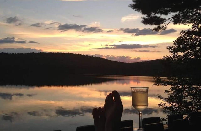 Lakeside Lodge avec Rock Cheminée